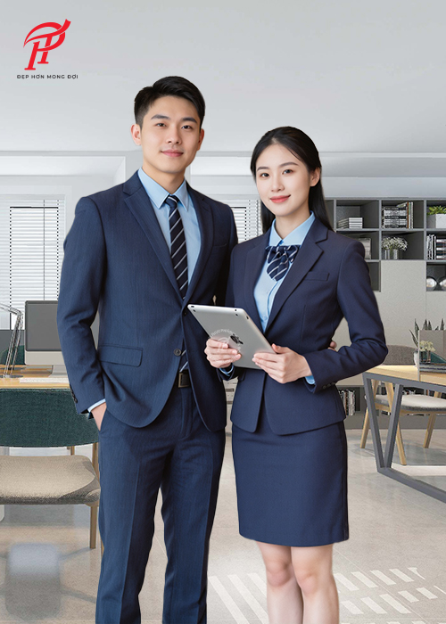 Đồng phục vest công sở VE047